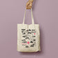 CHRIS | Napa Valley and Calistoga Map Canvas Tote