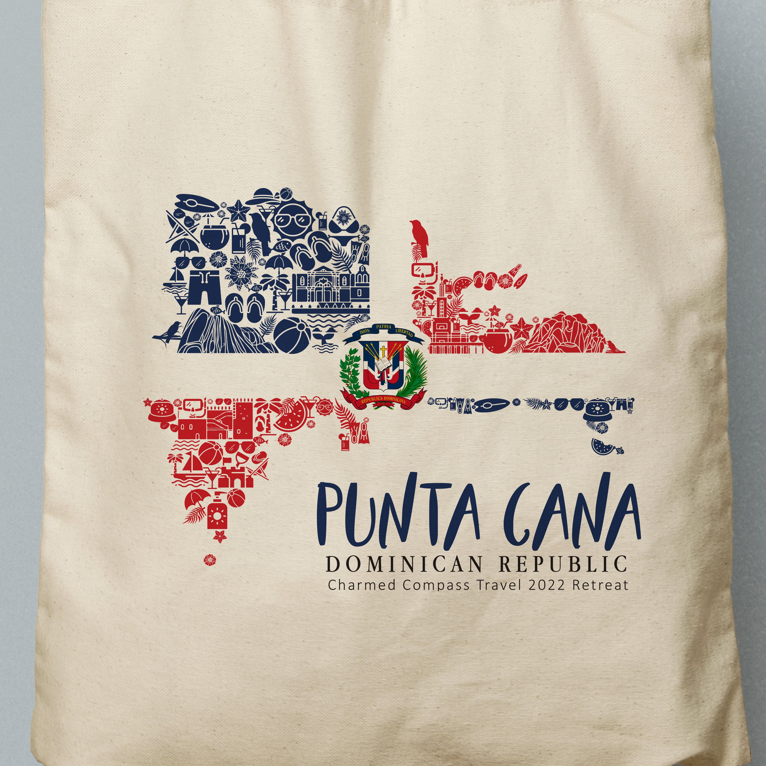 CARITA | Dominican Republic Canvas Tote