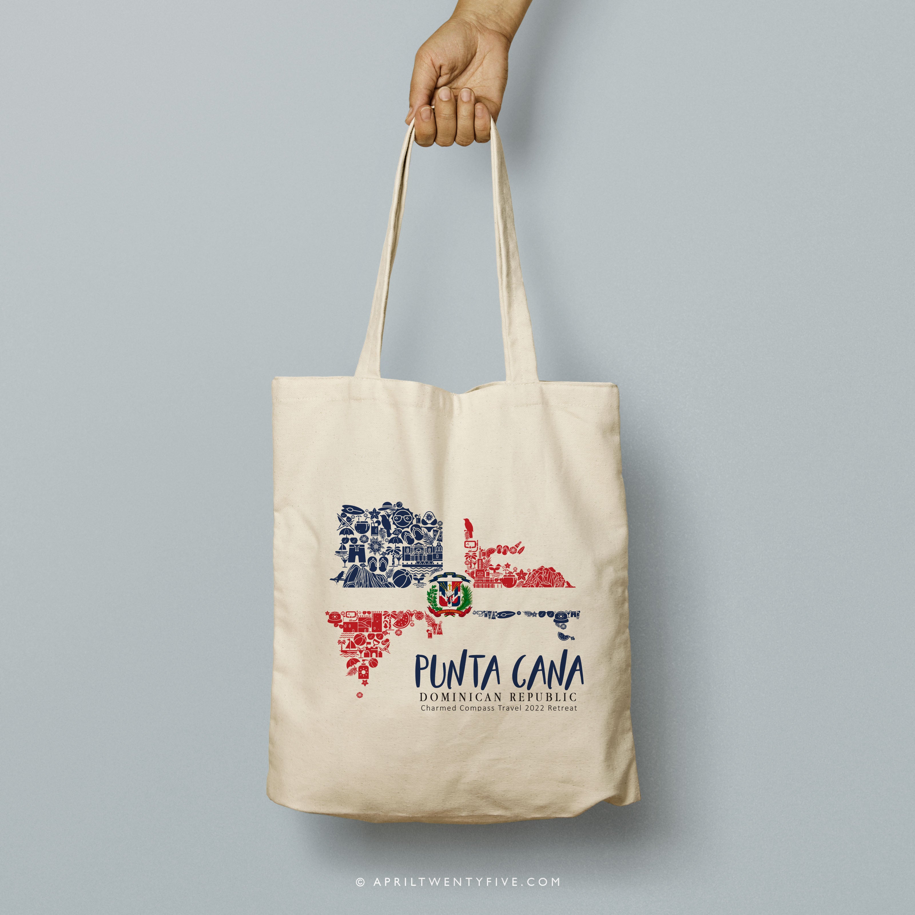 CARITA | Dominican Republic Canvas Tote