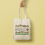 Load image into Gallery viewer, CARMENCITA | Mexican Travel Icons Canvas Tote
