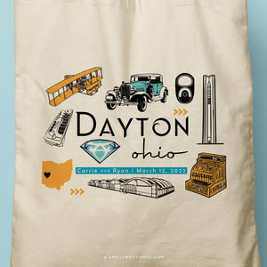 CARRIE | Dayton Ohio Canvas Tote