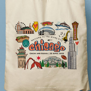 CHICHI | Chicago, Illinois Canvas Tote