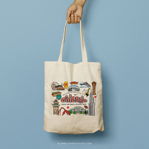 CHICHI | Chicago, Illinois Canvas Tote