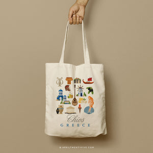 CHIOS | Greece Canvas Tote