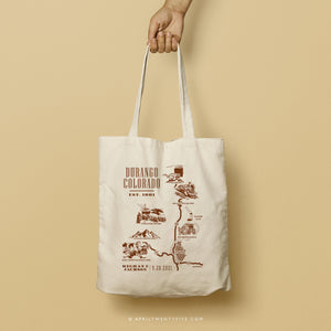 COLLEEN | Durango, Colorado Map Tote