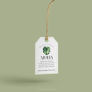 DESTINY | Floral Hawaiian Canvas Tote