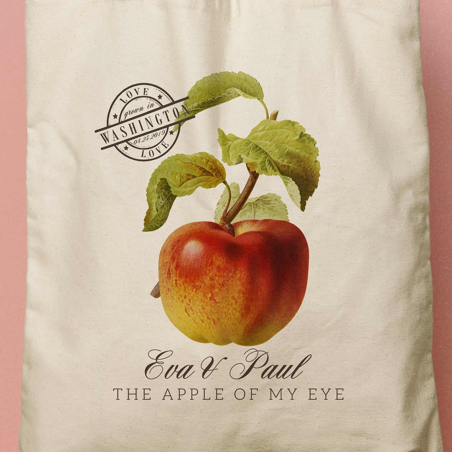 EVA | Apple Orchard Wedding Canvas Tote