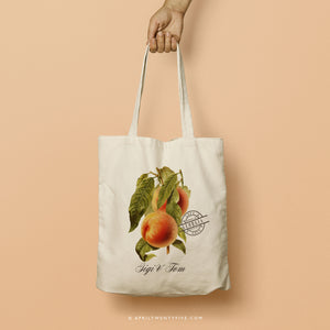 GIGI | Georgia Peach Canvas Tote