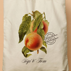 GIGI | Georgia Peach Canvas Tote