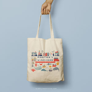 GIESELLA | Martha's Vineyard, Cape Cod Canvas Tote