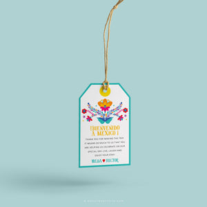 HELGA | Mexican Otomi Textile Print Canvas Tote