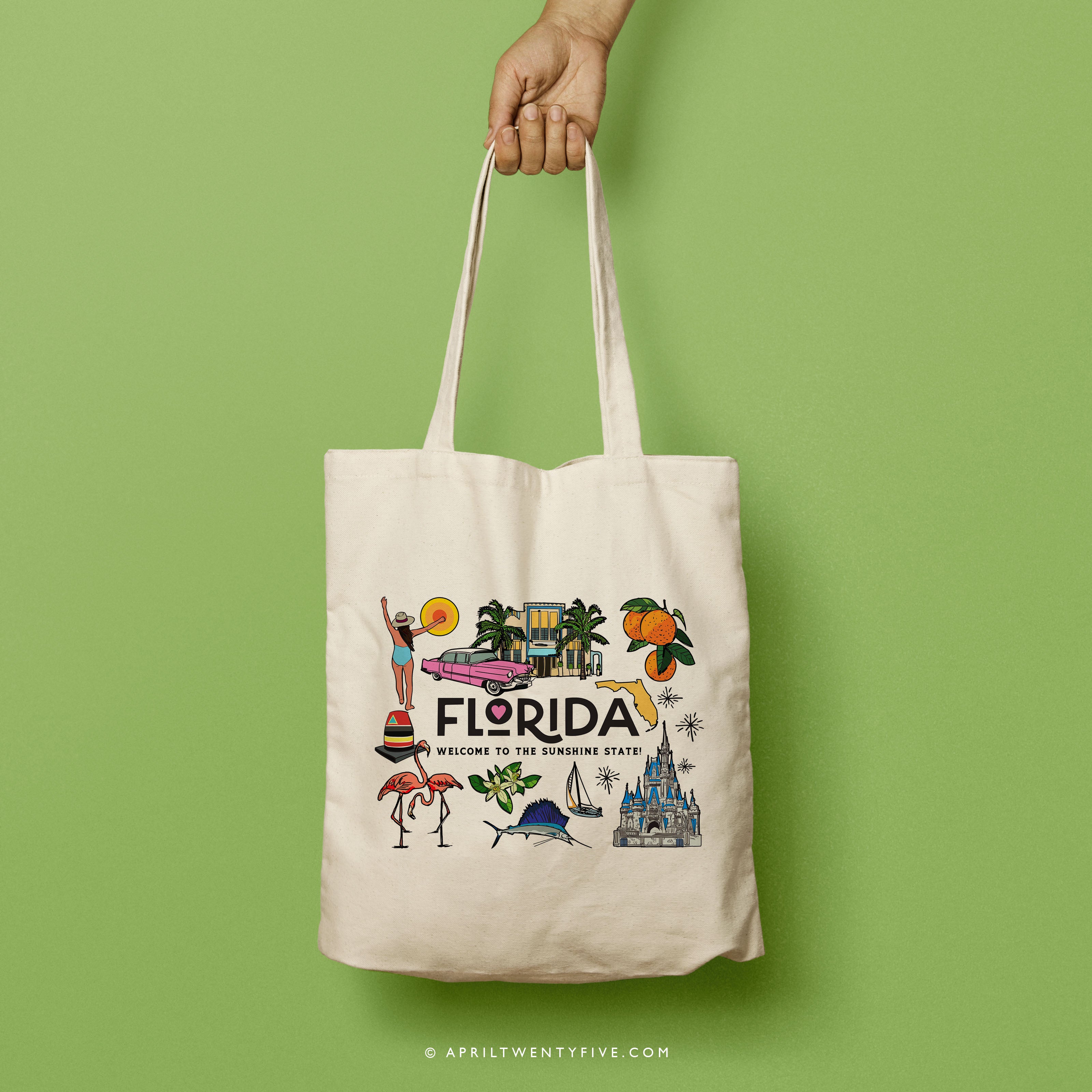 KOKO | Sunshine State Florida Canvas Tote