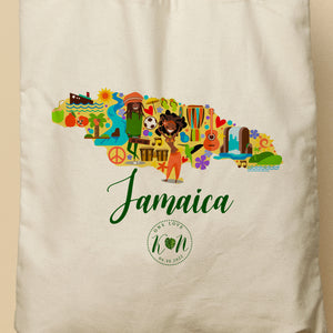 KRIS | Jamaica Map Tote
