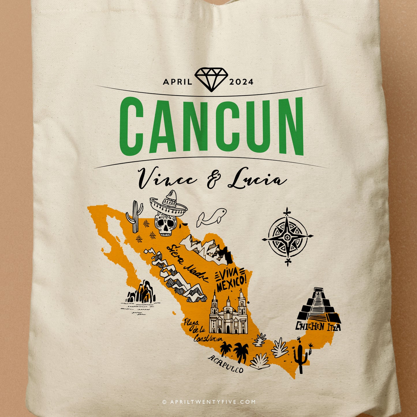 LUCIA | Mexican Travel Icons Tote