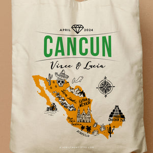 LUCIA | Mexican Map Tote