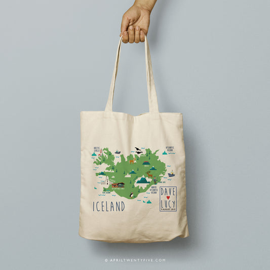 LUCY | Iceland Map Tote