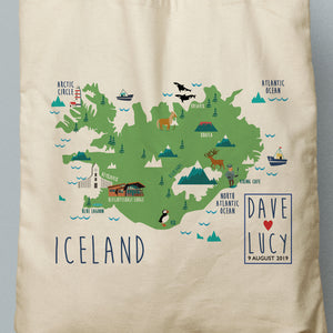 LUCY | Iceland Map Tote