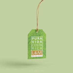 LYDIA | Pura Vida, Costa Rica Map Tote