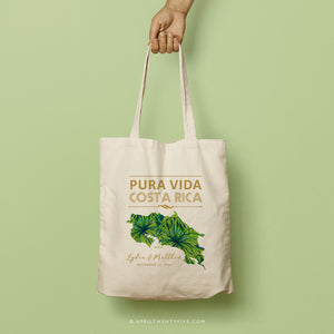LYDIA | Pura Vida, Costa Rica Map Tote