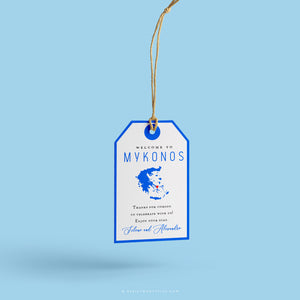 MYKO | Mykonos, Greece Map Tote
