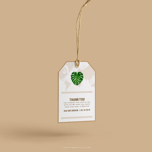 MONSTERA | Monstera Leaf Canvas Tote