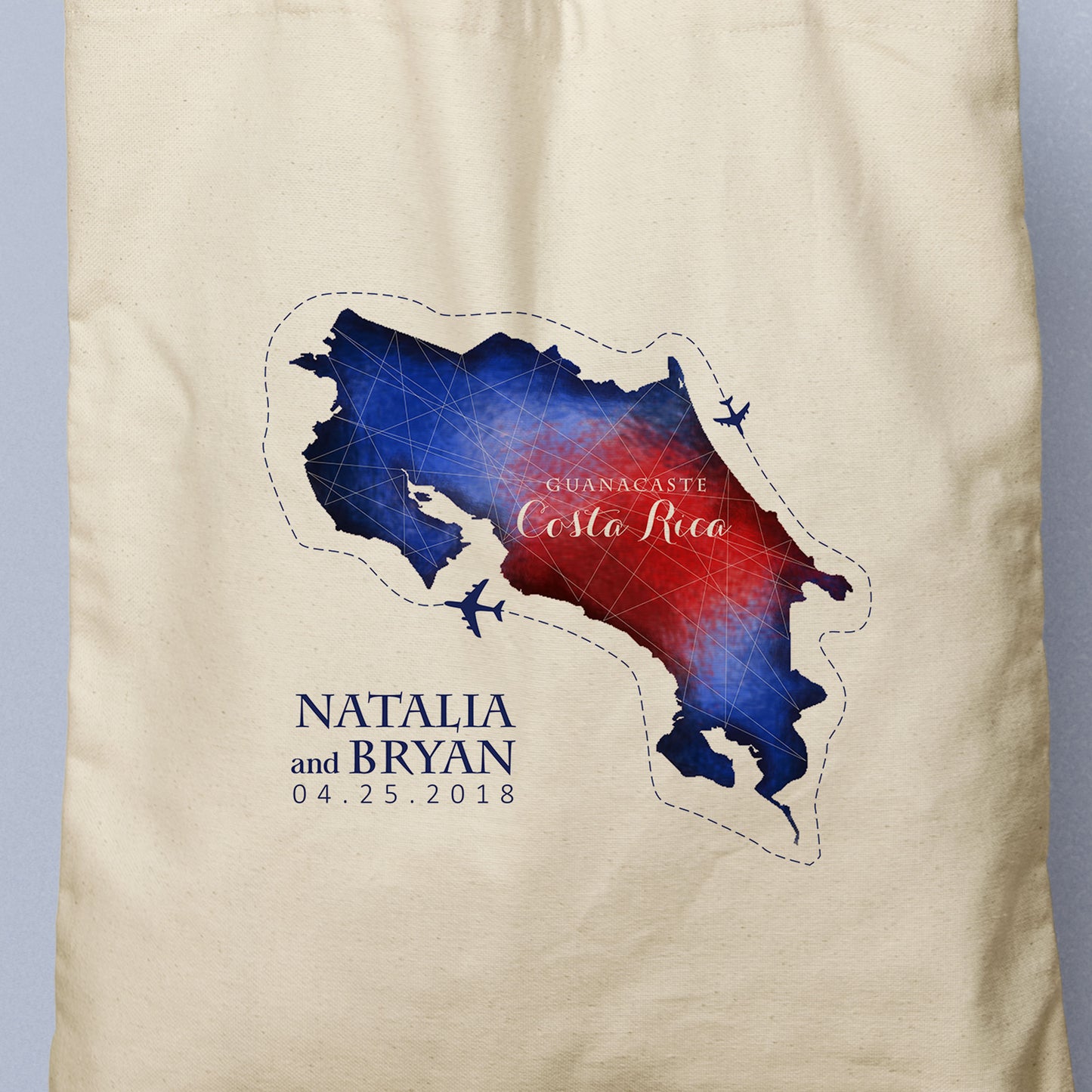 NATALIA | Map of Costa Rica Tote