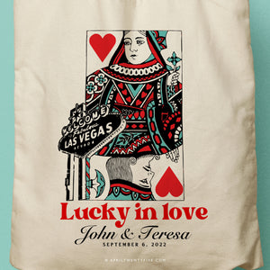 LINDSAY | Las Vegas King and Queen of Hearts Tote