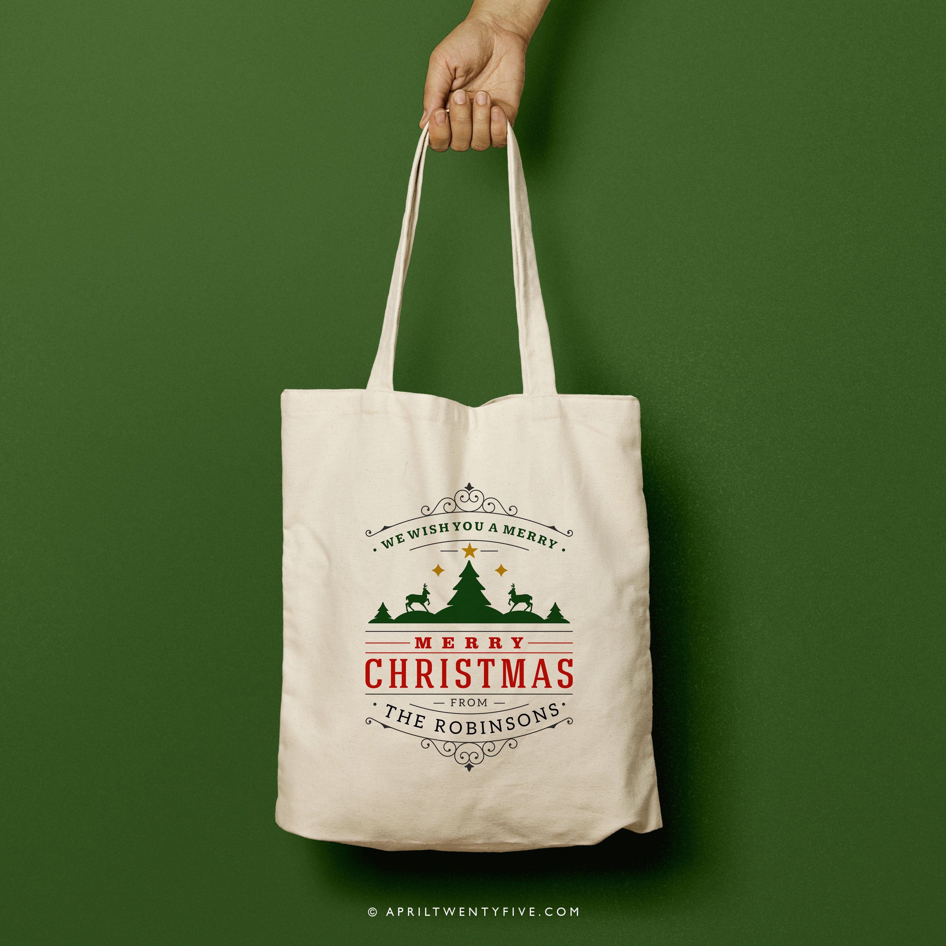 ROBIN | Family Christmas Tote