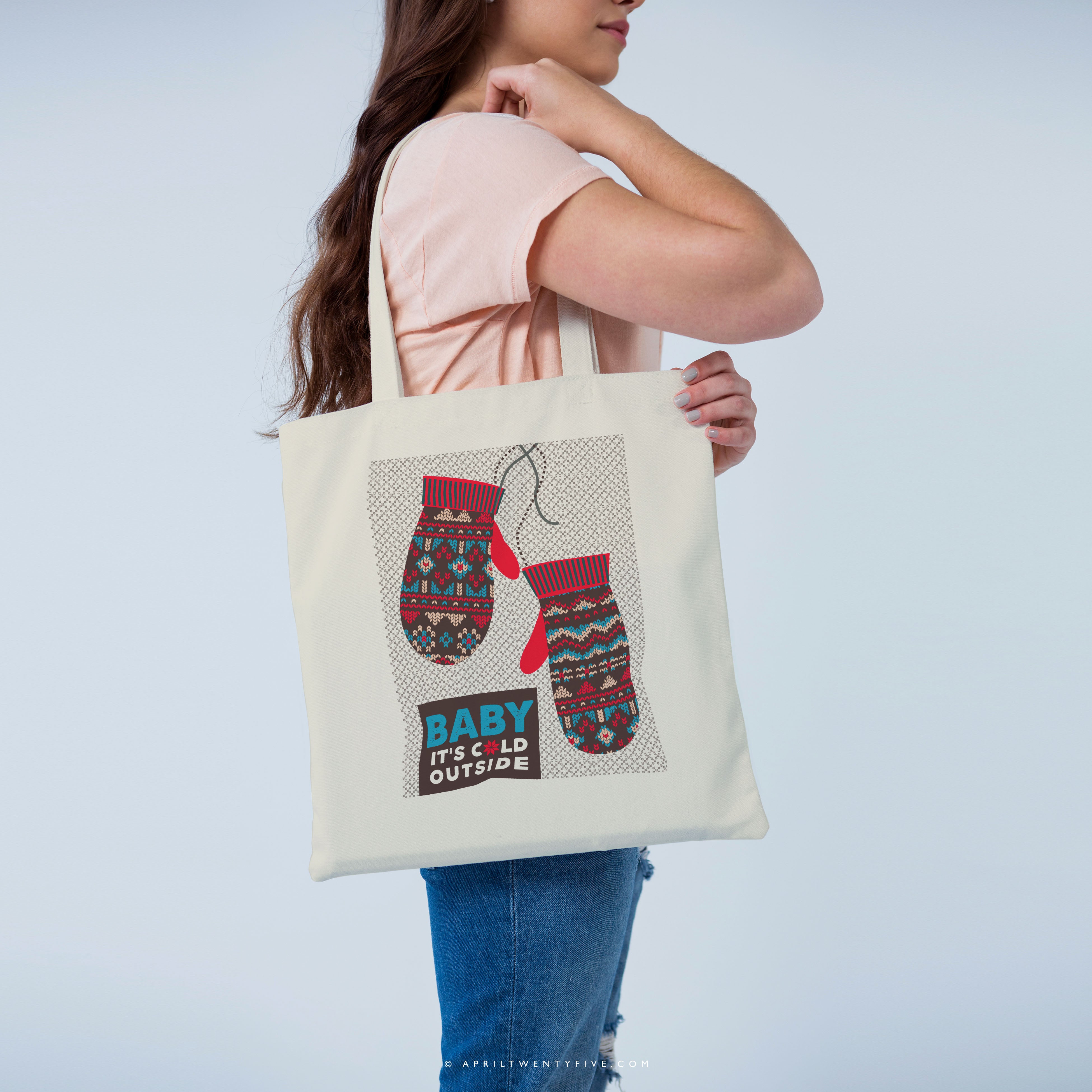 RAE | Baby It's Cold Outside Christmas Tote