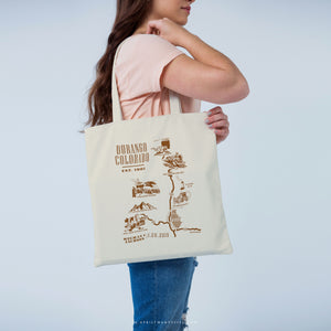 COLLEEN | Durango, Colorado Map Tote