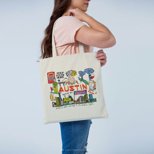 AUSTIN | Austin, Texas Canvas Tote