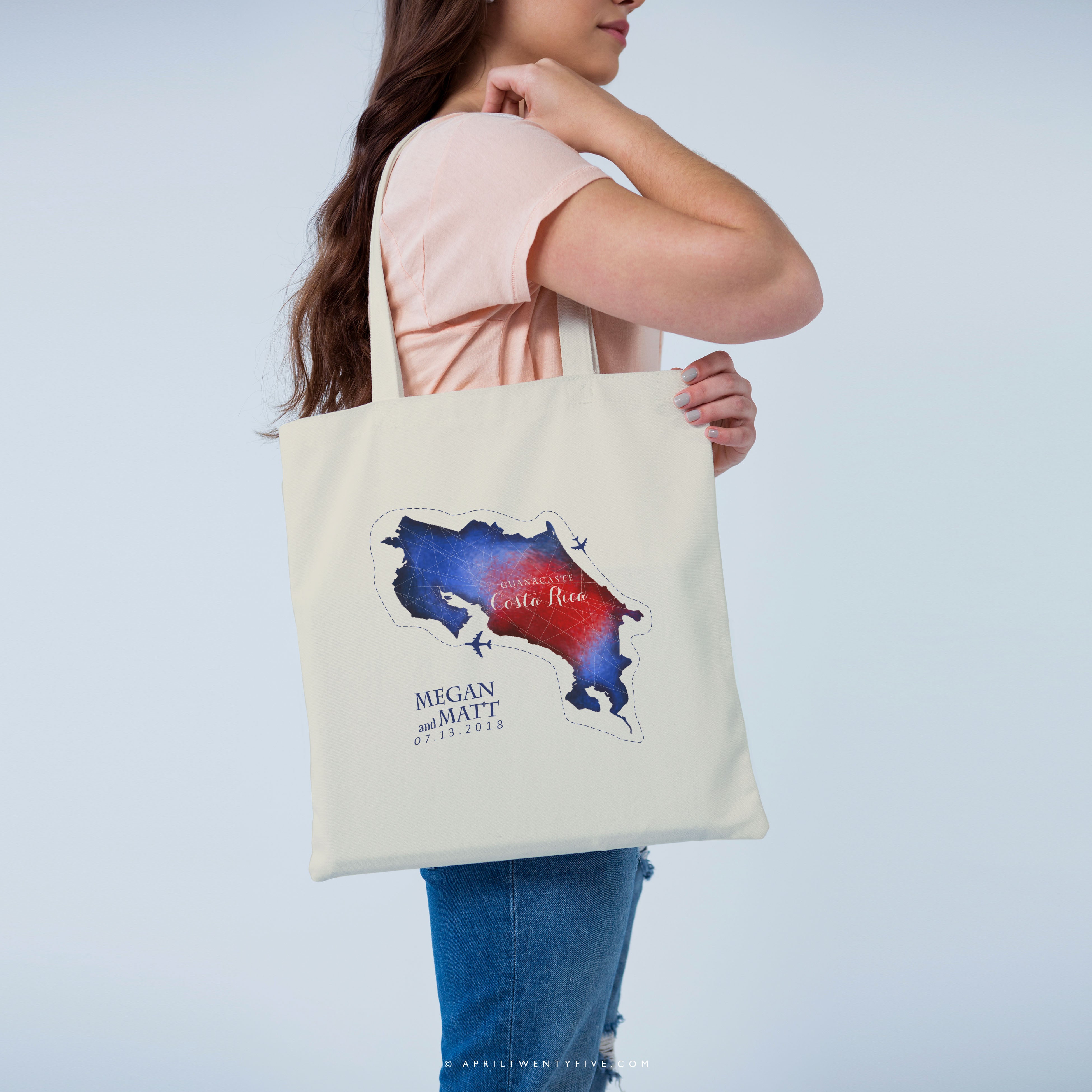 NATALIA | Map of Costa Rica Tote