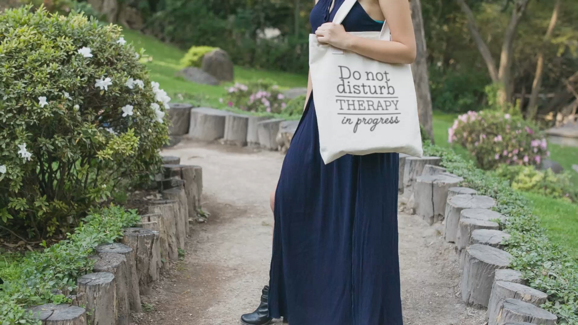 JOYCE | Shopping Therapy Canvas Tote